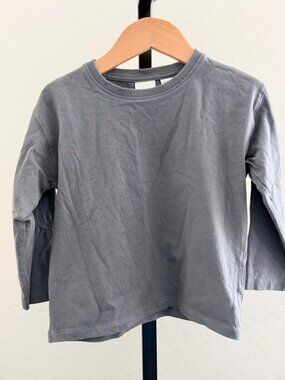 Zara KIDS Grey Long Sleeve Shirt 4T
